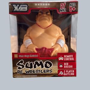Sumo RC Wrestler Red Rikishi NEW Remote Control Toy 27 MHz